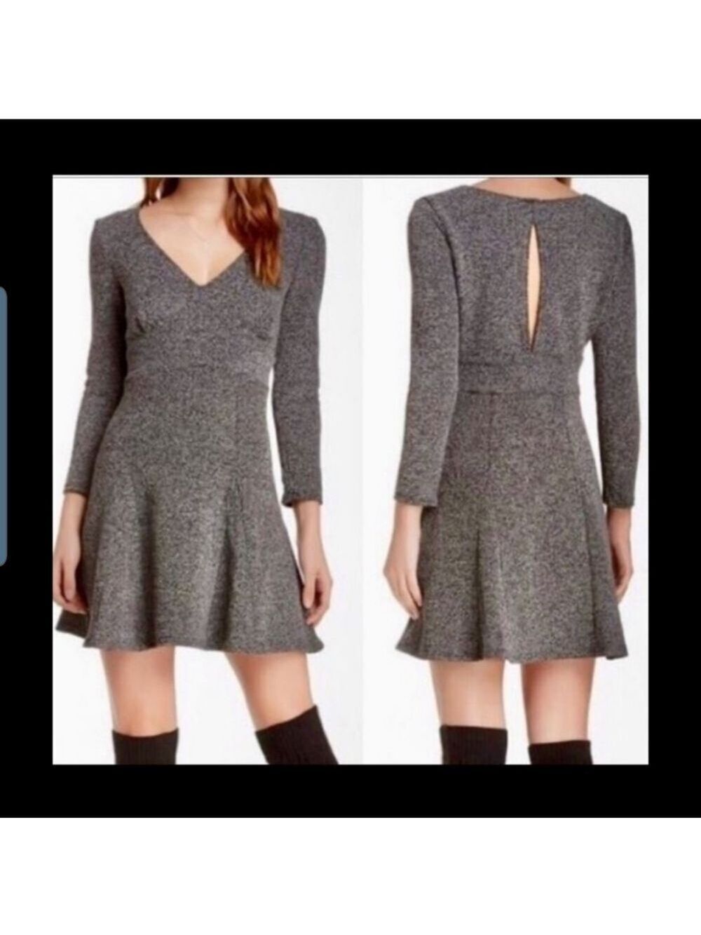 Free People Knit Dress Heart Stopper